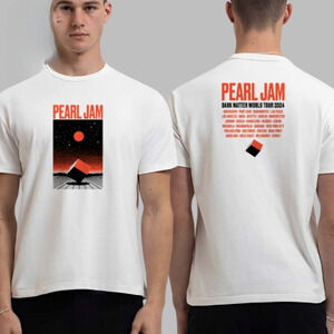 Pearl Jam Dark Matter World Tour 2024 Geo Desert Unisex 2 Sided Tshirt